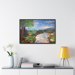 Horizontal Framed Premium Gallery Wrap Canvas